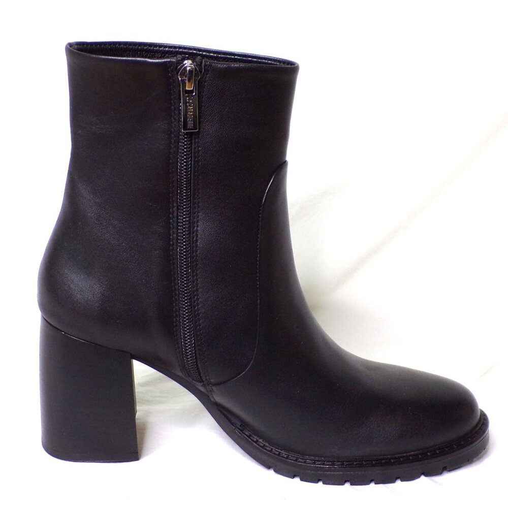 🆕 LA CANADIENNE Livon City Dry Waterproof Platform Leather Bootie 9 Black - Picture 13 of 16